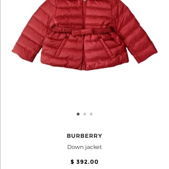 Burberry Quilted Puffer Baby Jacket Winter - Picture 8 of 8